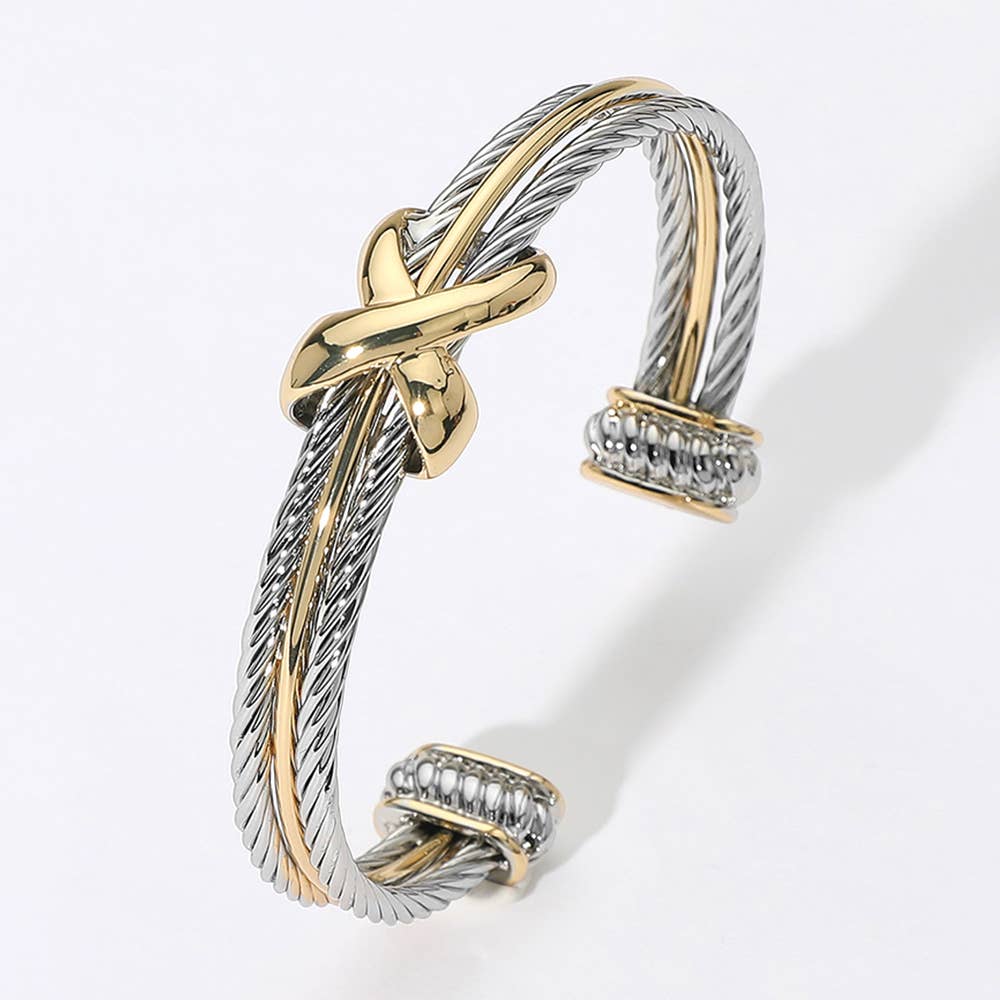 Crisscross Cuff Bracelet