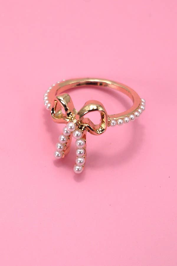 Gold Ribbon Ring