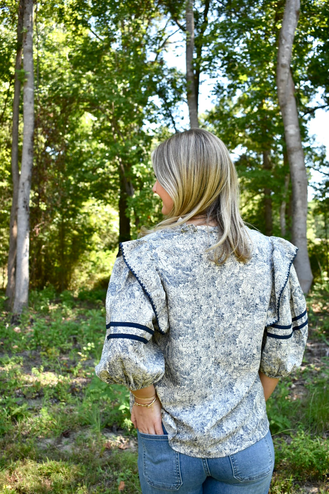 Impress Navy Top
