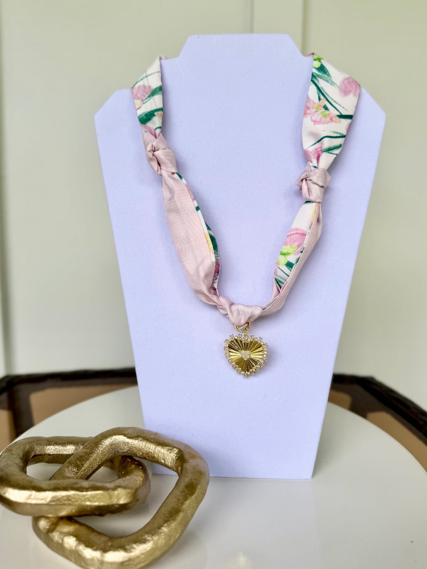 Scarf Charm Necklace
