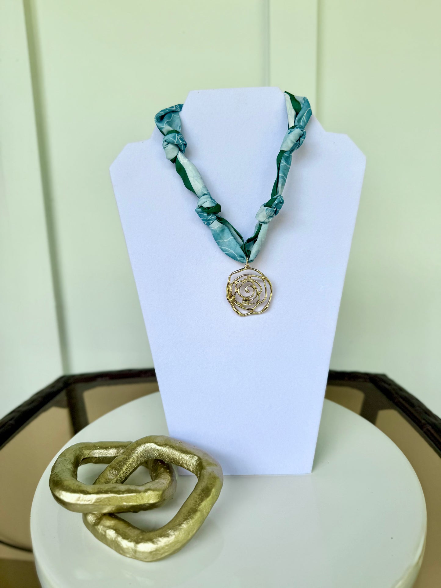 Scarf Charm Necklace