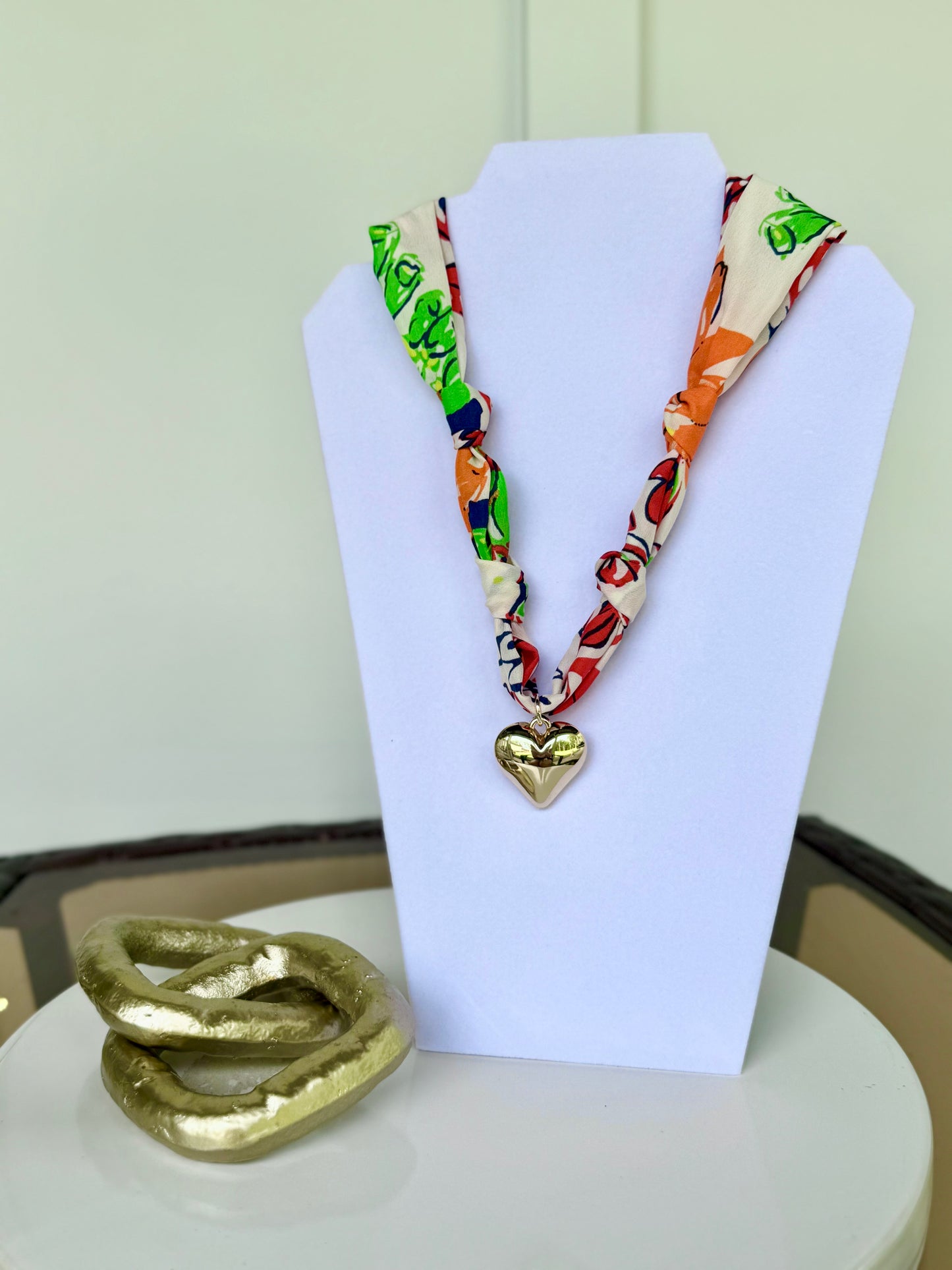 Scarf Charm Necklace
