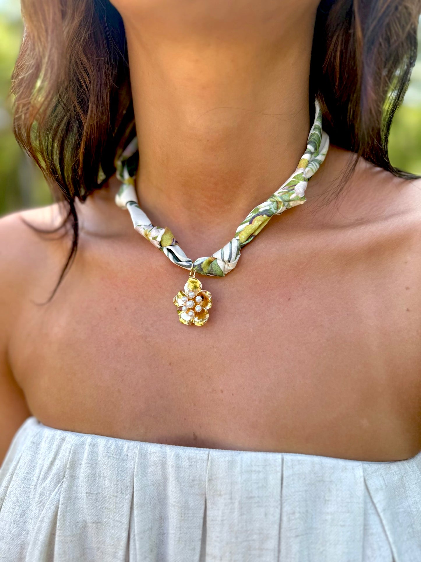 Scarf Charm Necklace