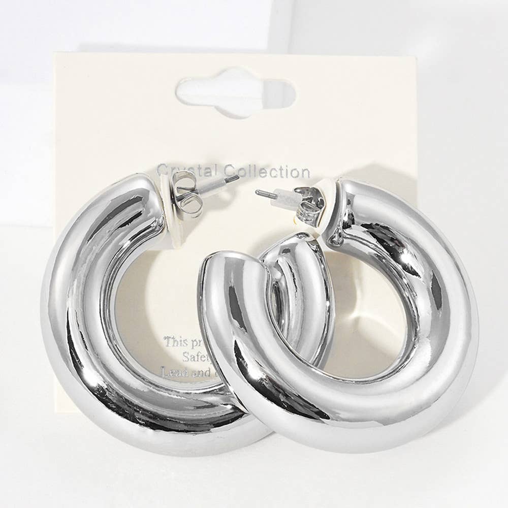 Modern Hoop Earrings