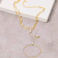 Charming Hand Chain: Pearl