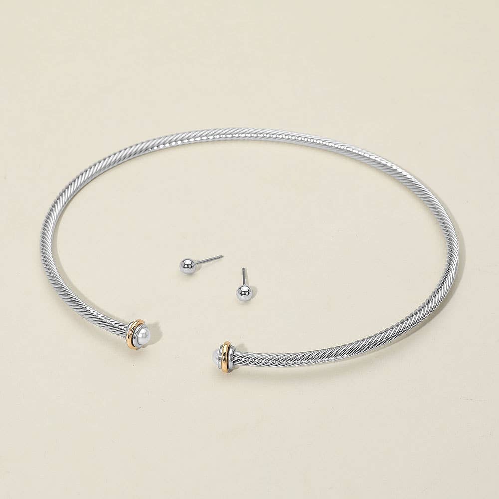 Pearl Cuff Choker
