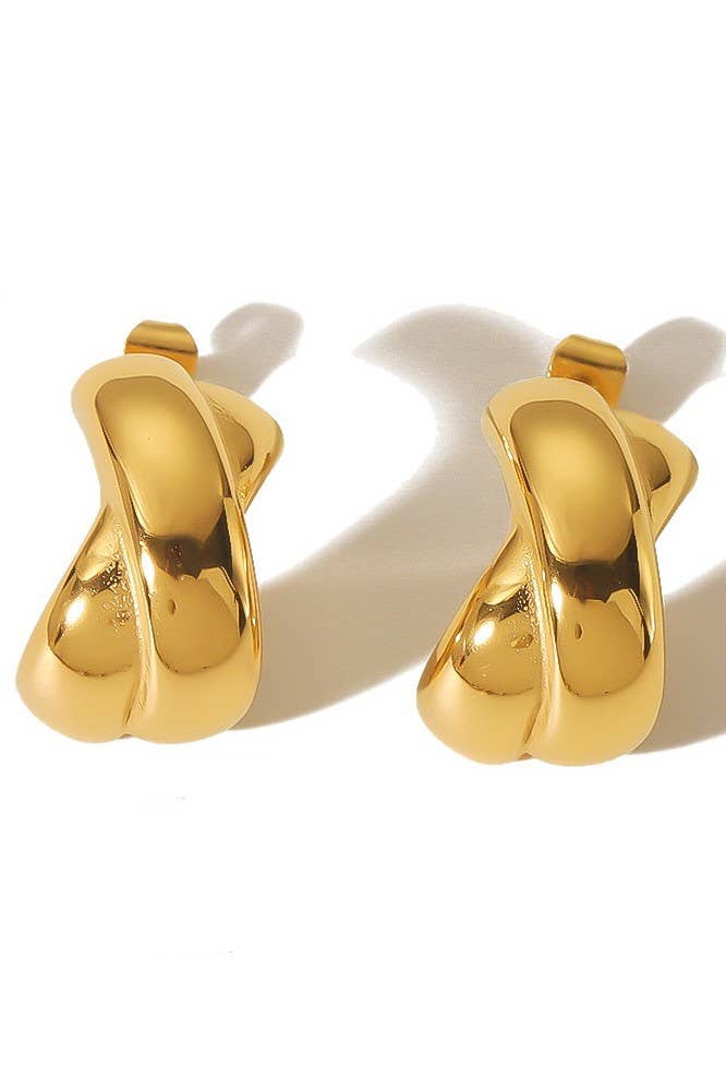 Gold Huggie Earrings
