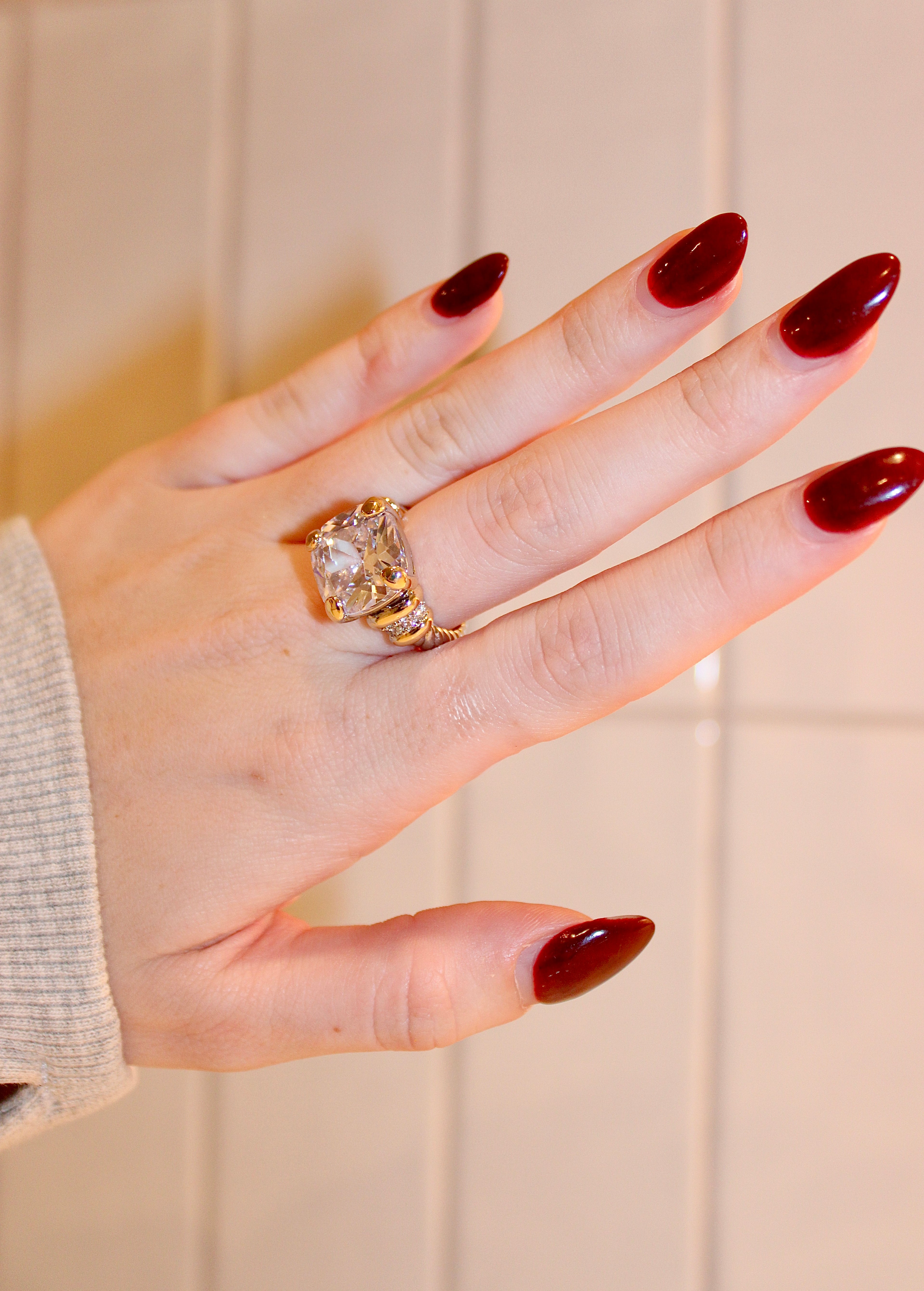 Two Tone Statement Ring