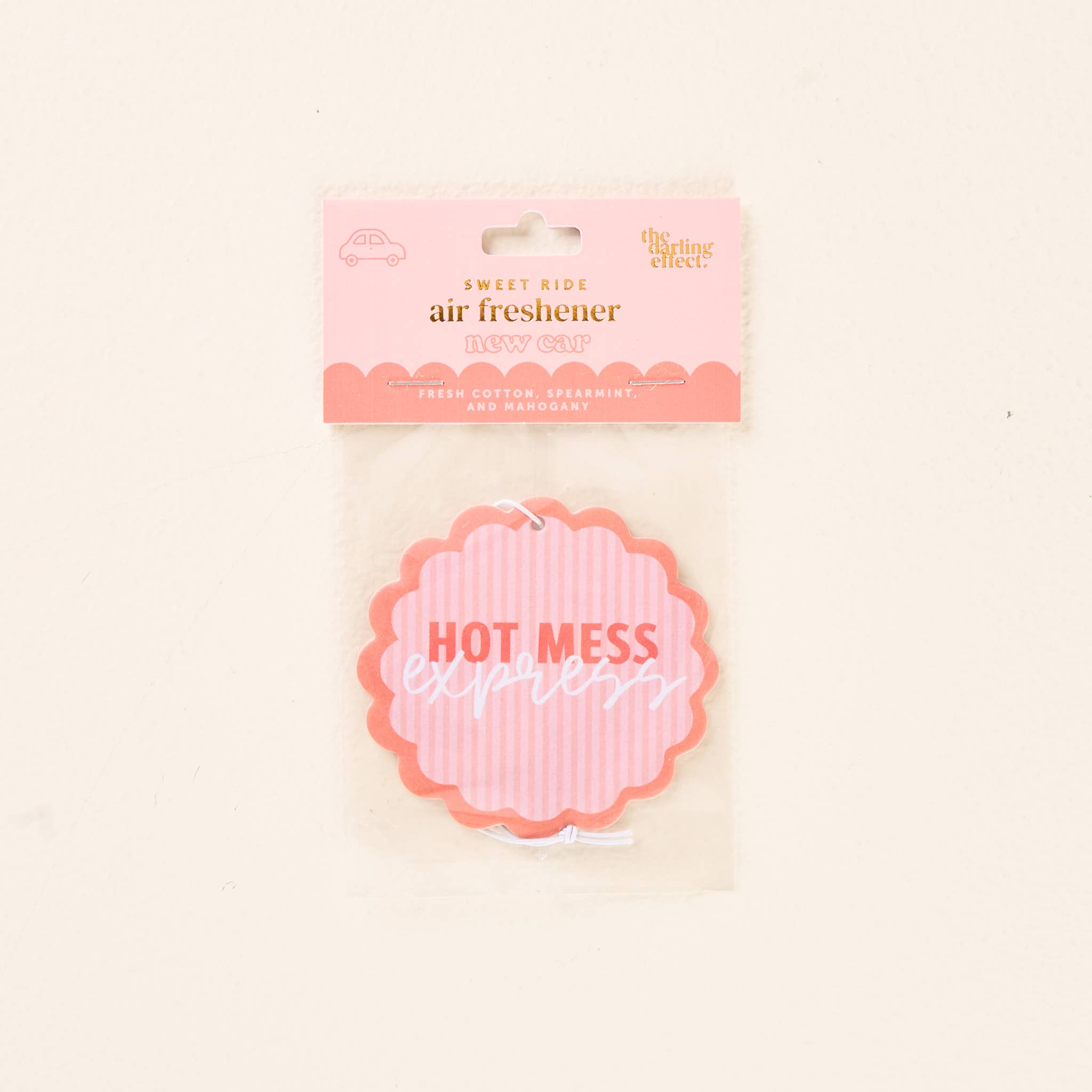 Car Air Freshener: Hot Mess Express