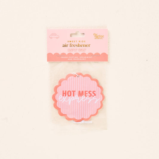 Car Air Freshener: Hot Mess Express