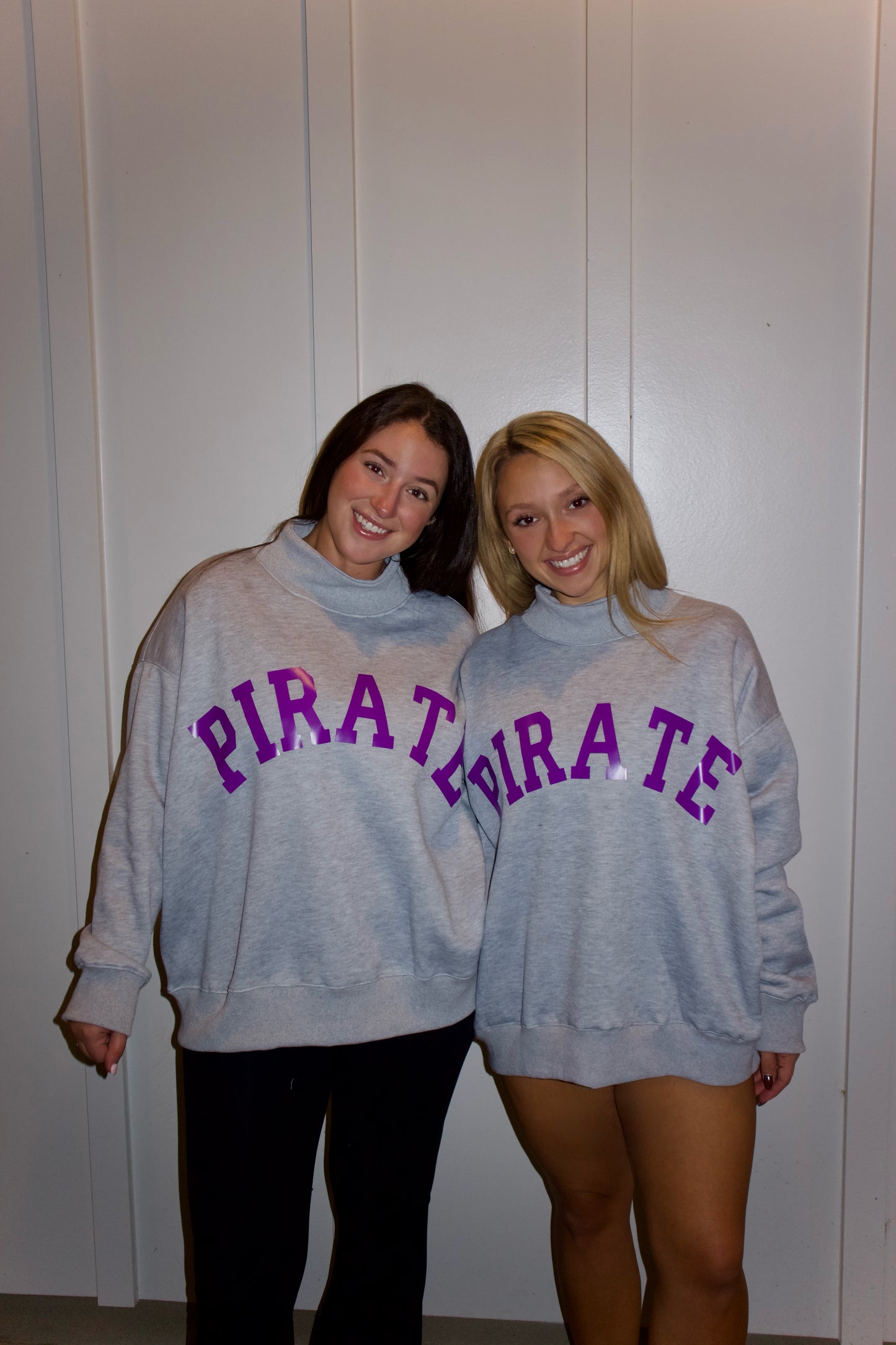 Purple Mock Neck