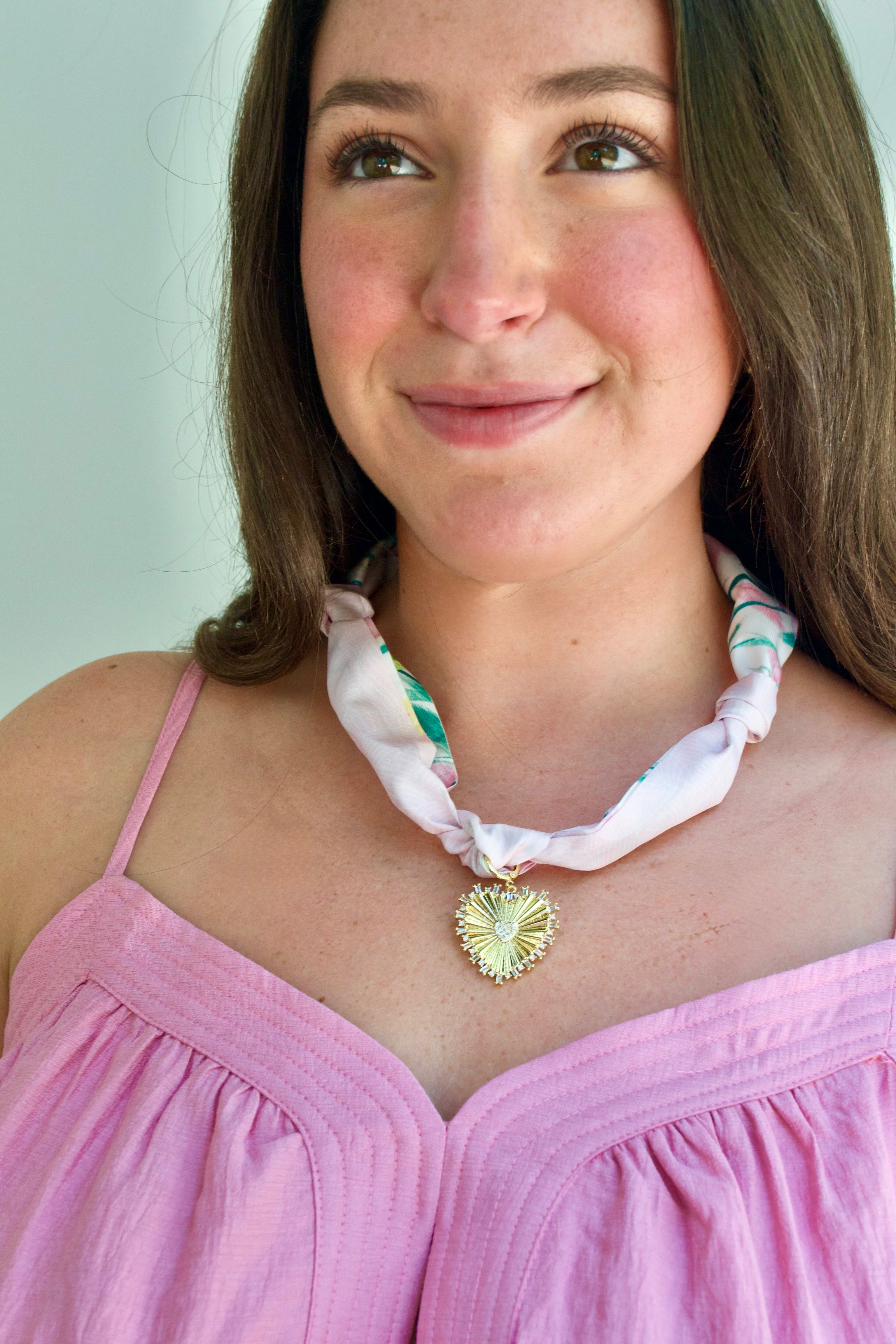 Scarf Charm Necklace