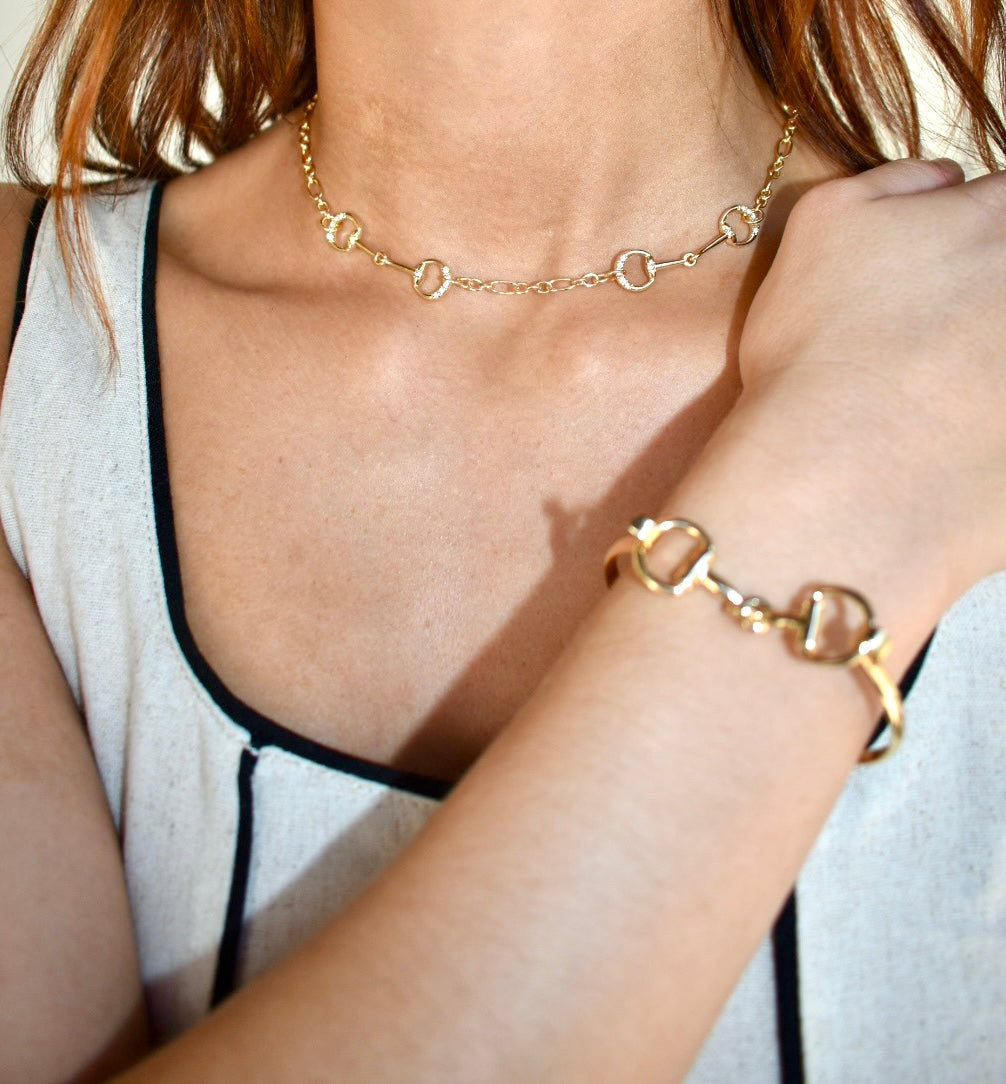 Equestrian Bit Necklace