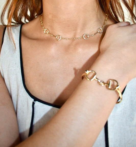 Equestrian Bit Necklace