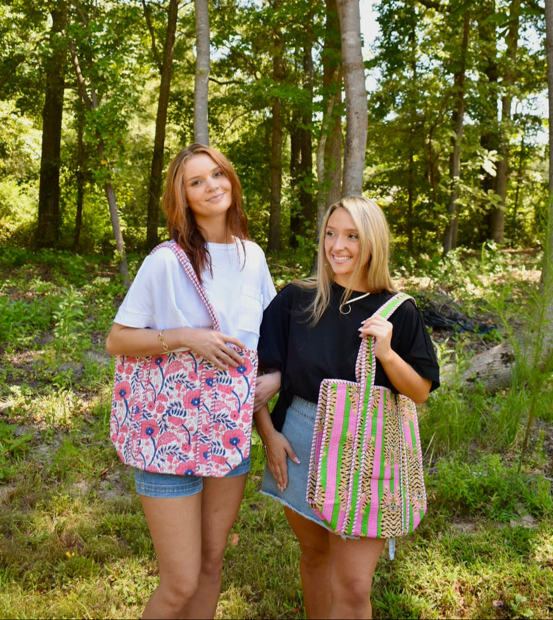 The Stitched Statement Tote