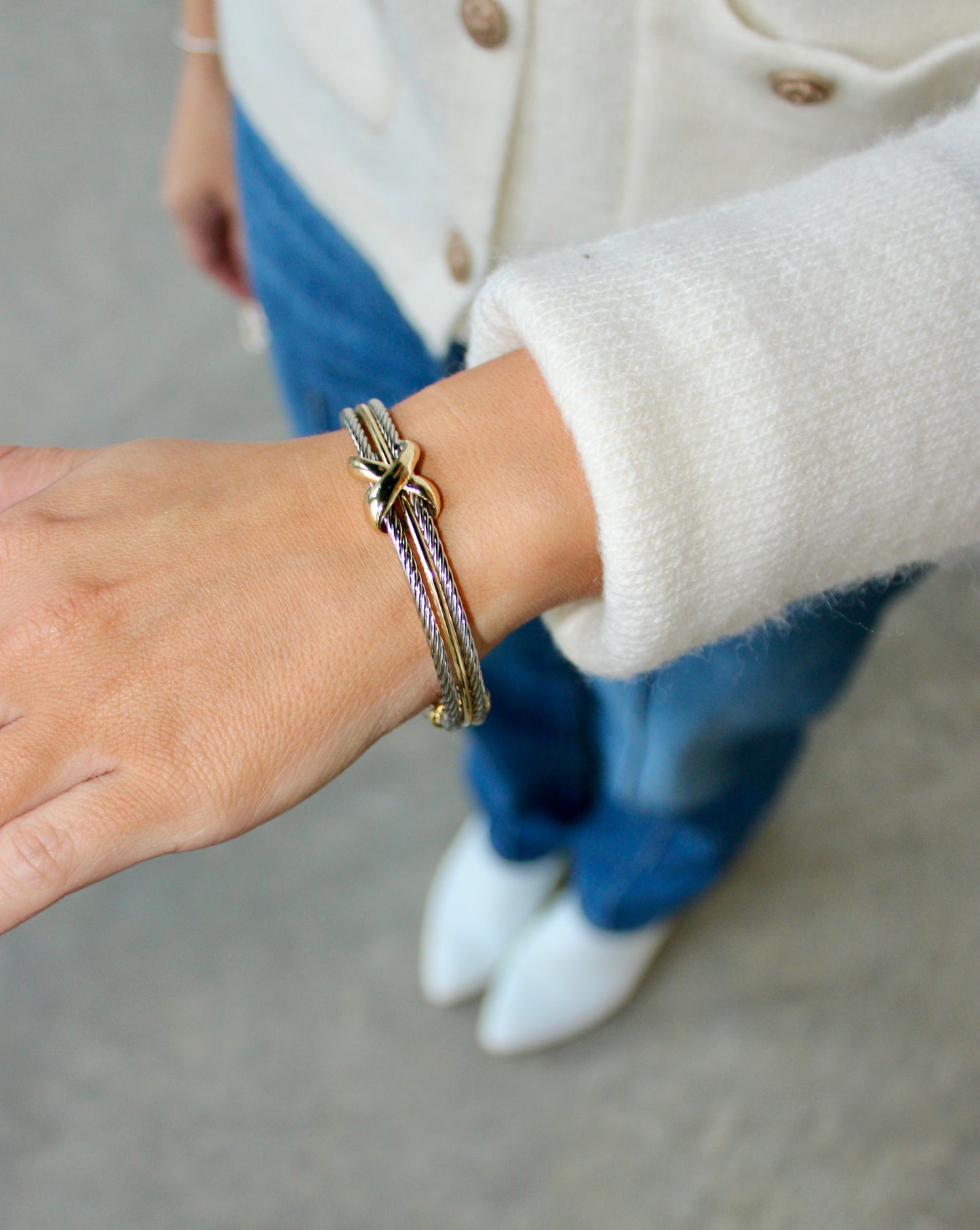 Crisscross Cuff Bracelet