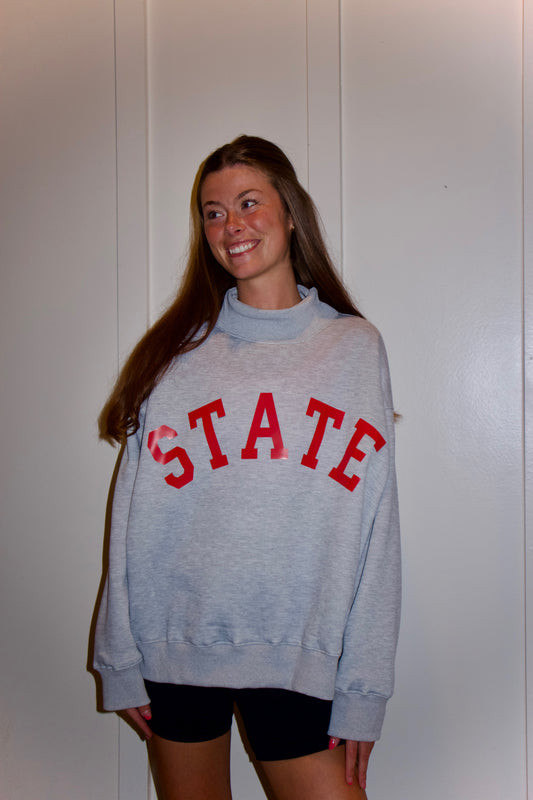 Red Mockneck