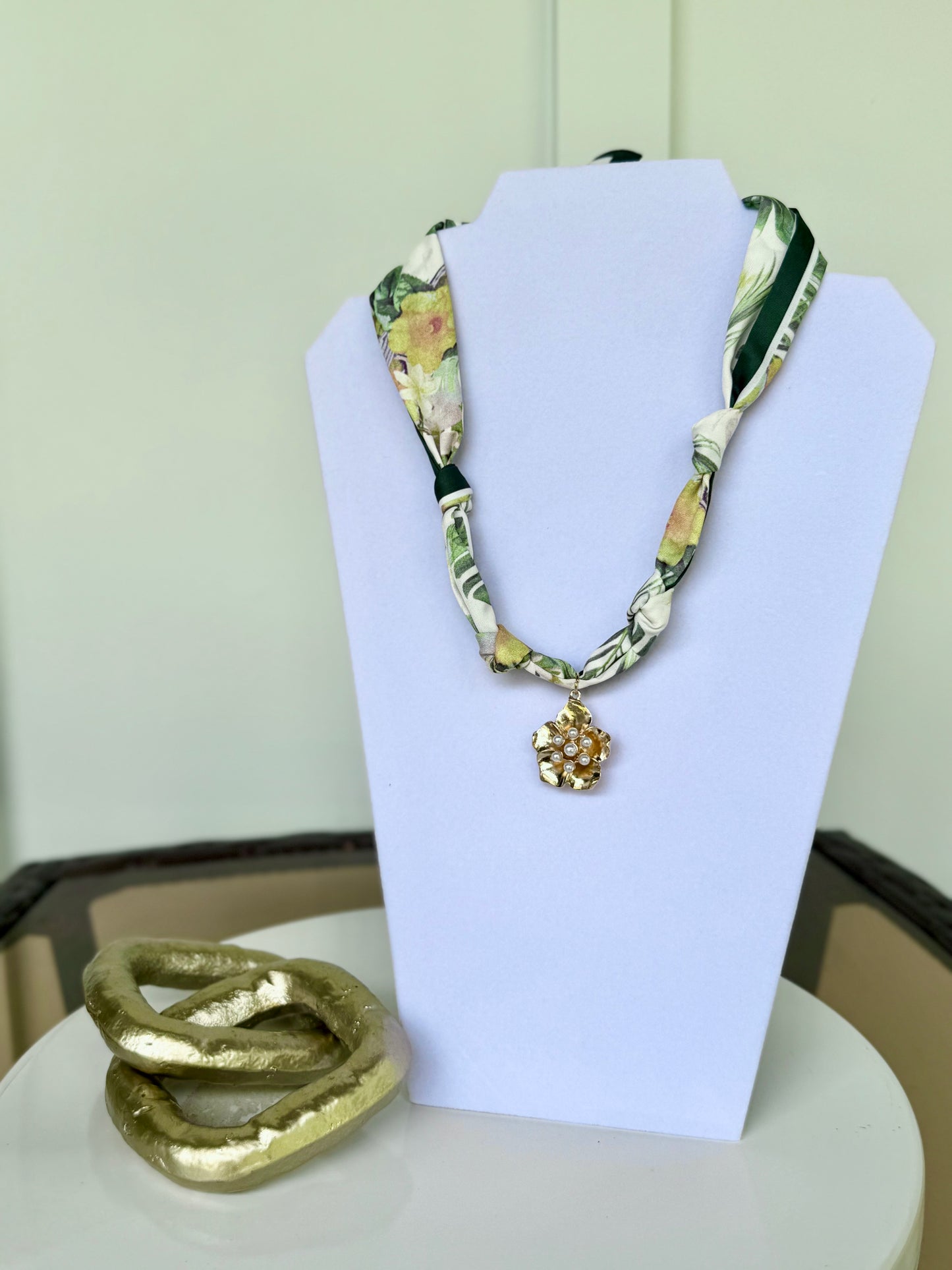 Scarf Charm Necklace