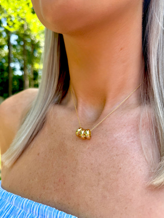 Golden Trio Necklace