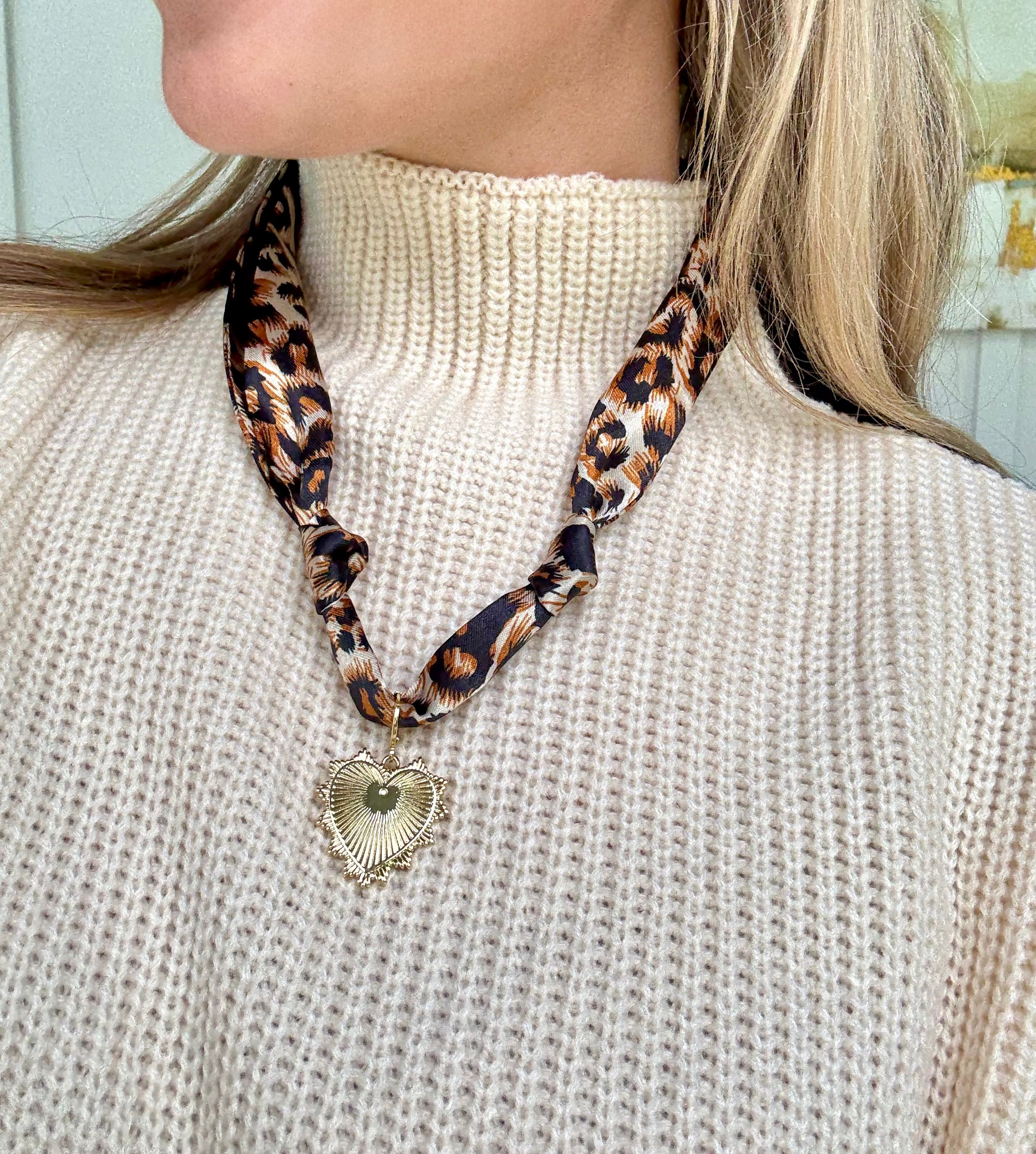 Scarf Charm Necklace