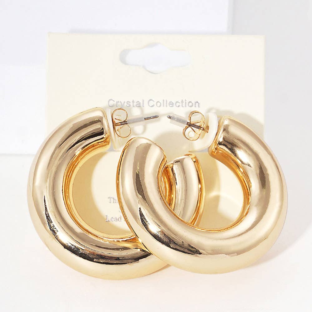 Modern Hoop Earrings