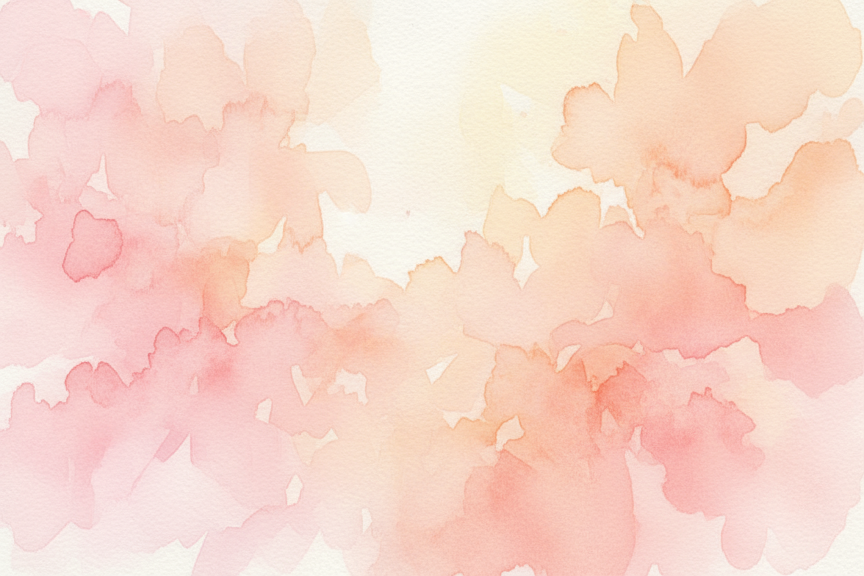 I need a light pink and light orange water color background